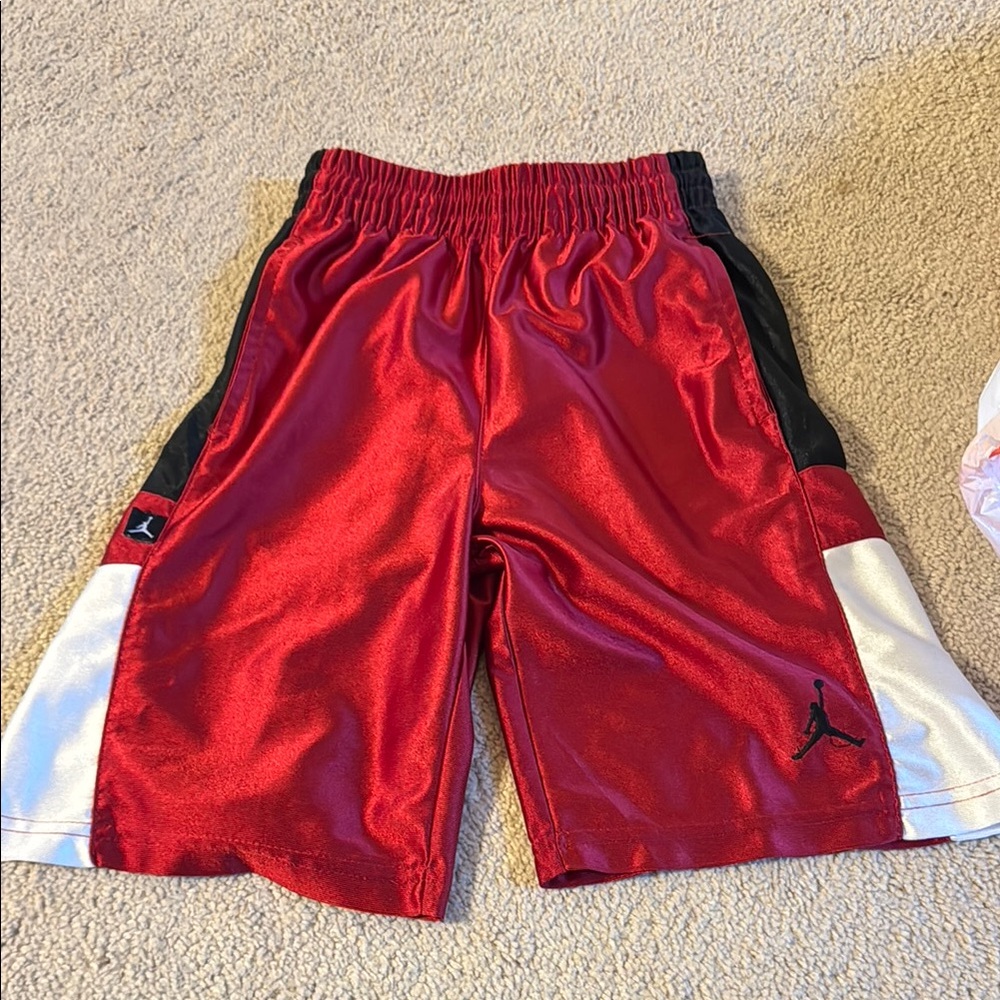 Jordan Red Basketball Shorts
